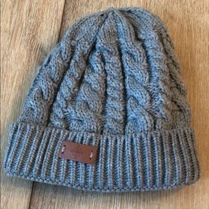 Gray beanie